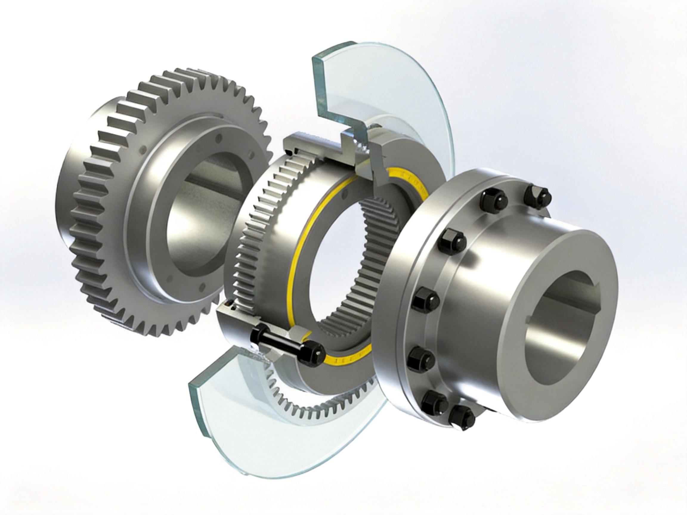 WGP Type Crowned-Gear Coupling with Brake Disc: Integrated Torque Transmission and Reliable Braking for Heavy-Duty Machinery