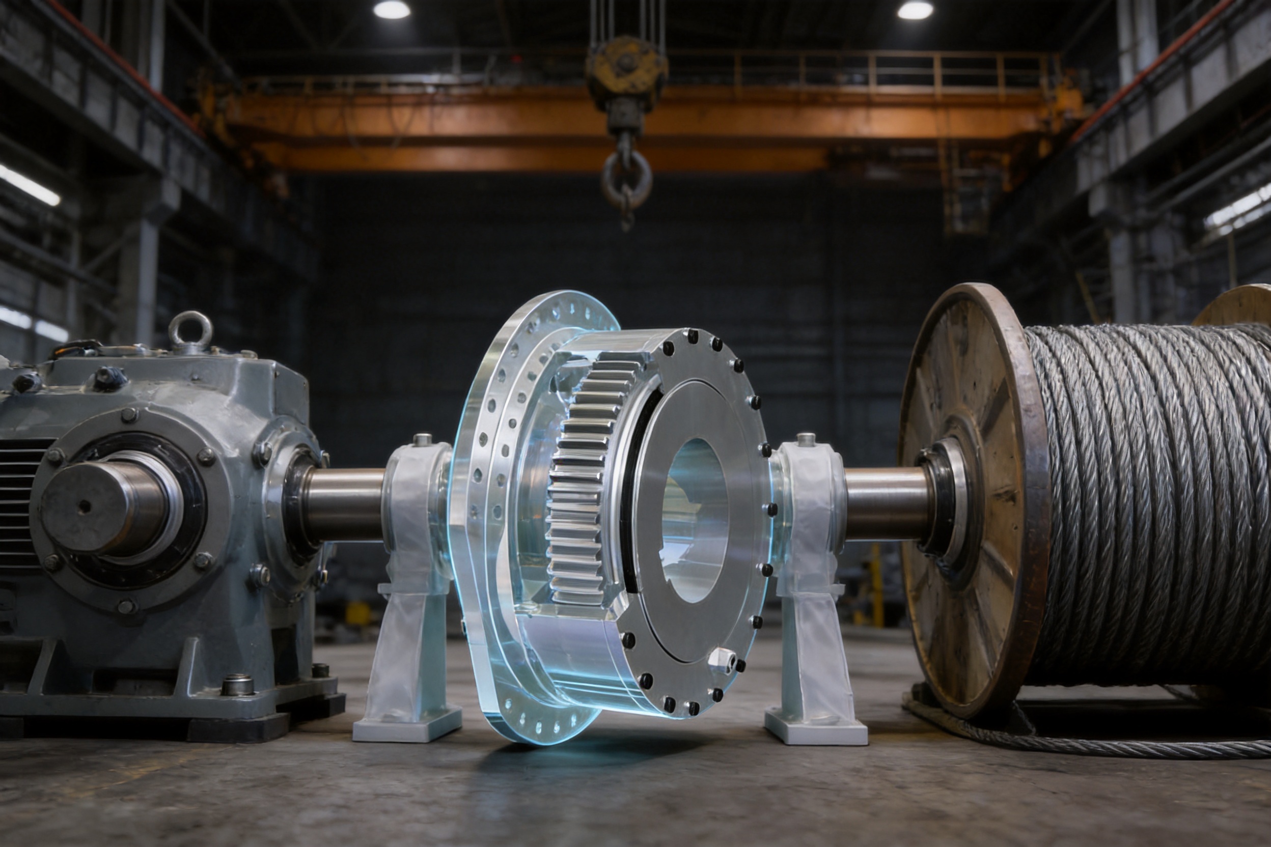 DC Type Crowned-Gear Drum Coupling for Heavy-Duty Hoisting Systems
